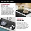 27&rdquo; Undermount 16 Gauge Workstation Kitchen Sink Single Bowl with WorkFlow&trade; Ledge and Accessories